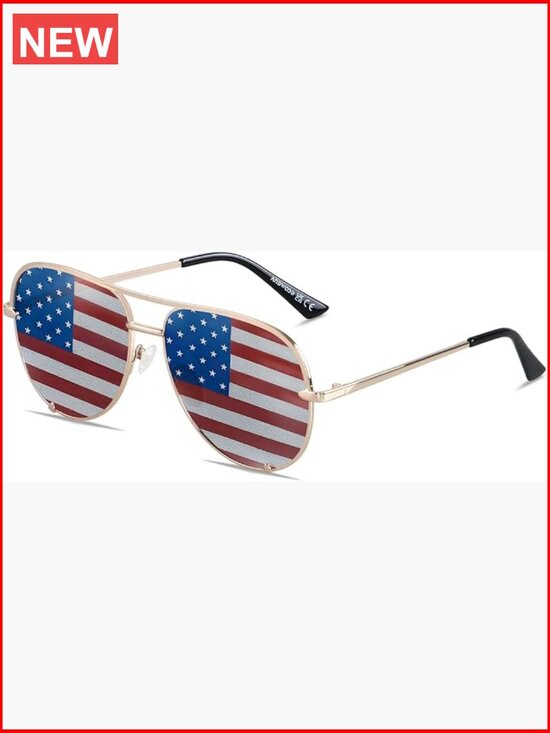 Oversized Aviator Sunglasses UV Protection Metal Frame main image 7